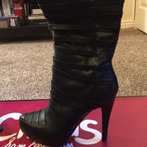 Circus by Sam Edelman knee high faux leather boots